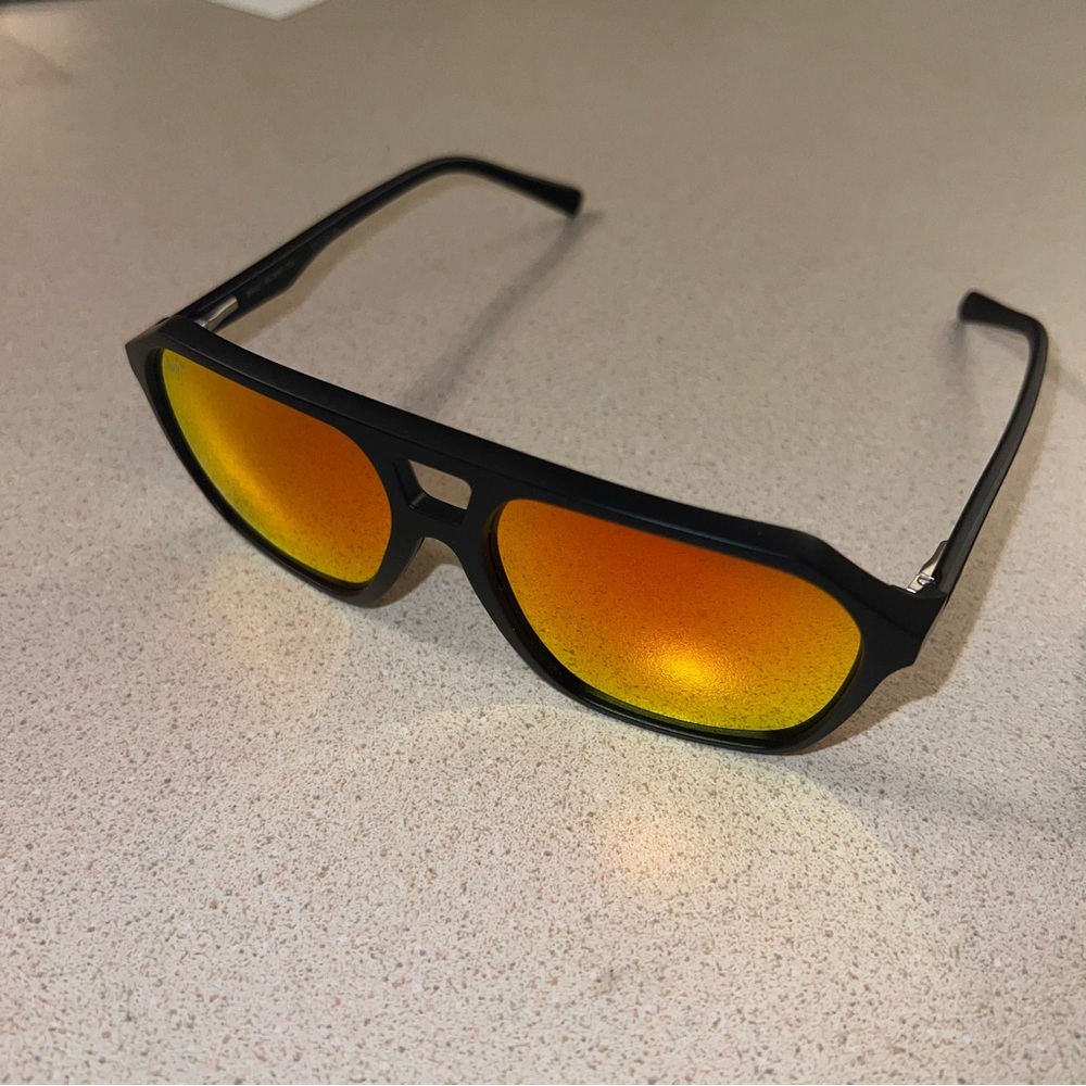 Maui Jim Sunglasses - Wedges with Vibrant Yellow-Orange Lenses